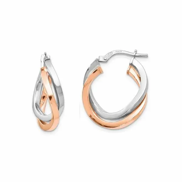 Silver Hoop Earrings Mark Jewellers La Crosse, WI