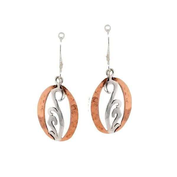 Silver & Copper Earrings Mark Jewellers La Crosse, WI