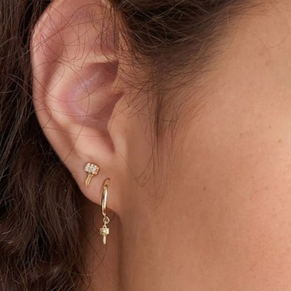 Gold-Plated Earrings Image 2 Mark Jewellers La Crosse, WI