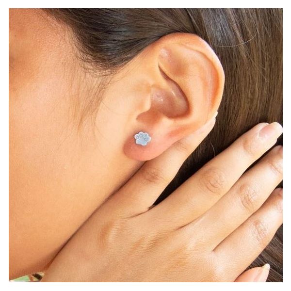 Paw Earrings Image 2 Mark Jewellers La Crosse, WI