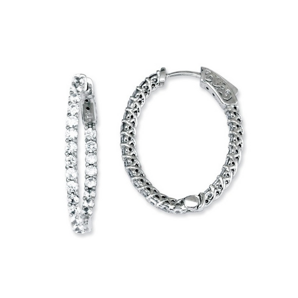 Silver Hoop Earrings Mark Jewellers La Crosse, WI