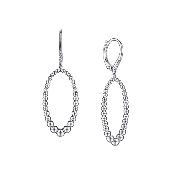 Sterling Beaded Leverback Drop Earrings Mark Jewellers La Crosse, WI