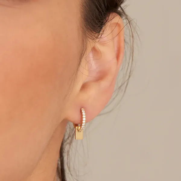 Gold-Plated Earrings Image 2 Mark Jewellers La Crosse, WI