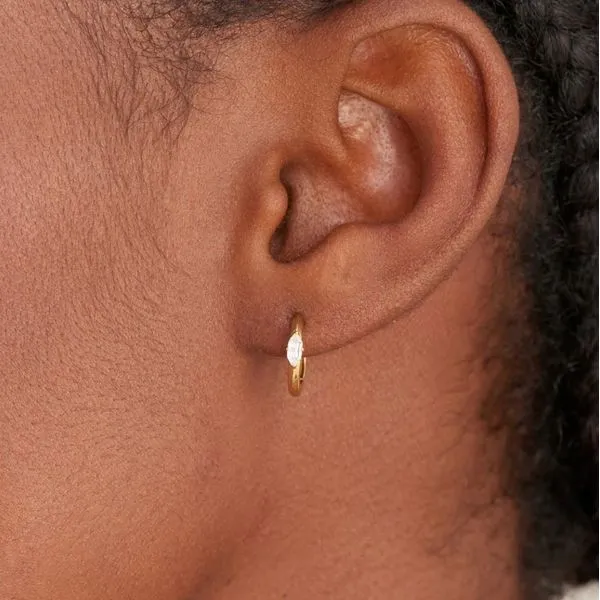 Gold-Plated Hoops Image 2 Mark Jewellers La Crosse, WI
