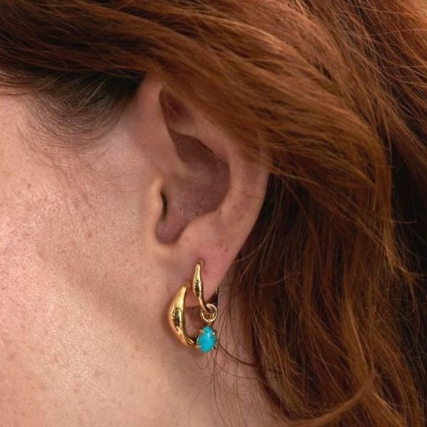 Gold-Plated Earrings Image 2 Mark Jewellers La Crosse, WI