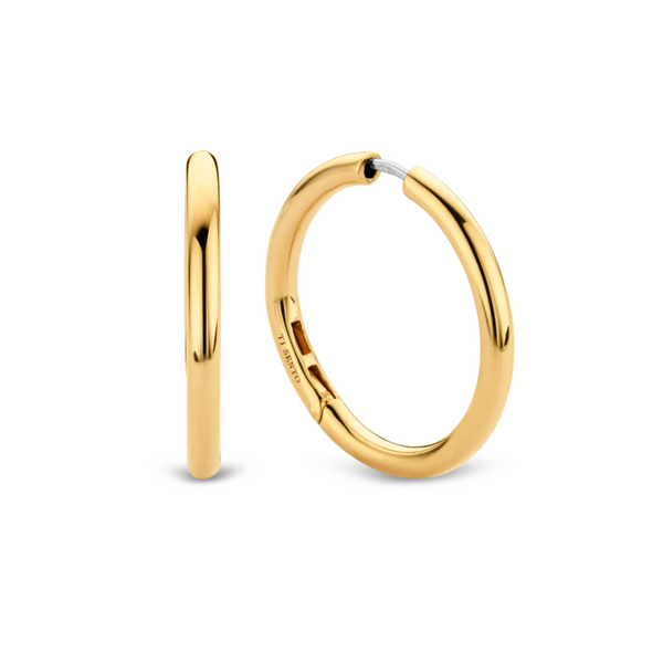 Gold-Plated Sterling Hoop Earrings Mark Jewellers La Crosse, WI