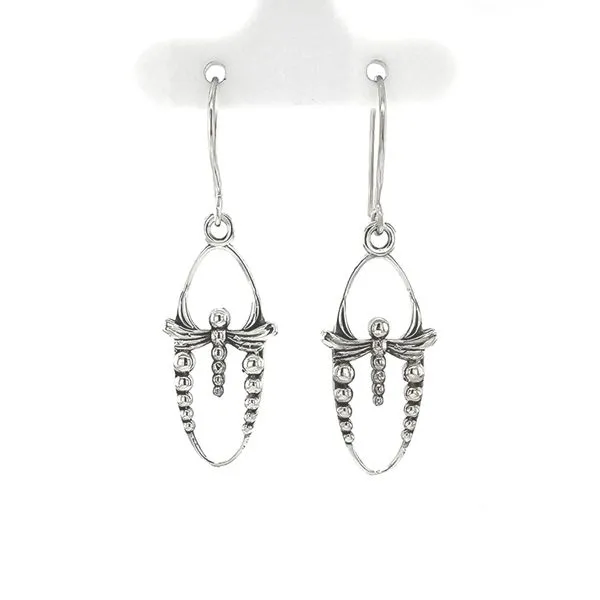 Sterling Dragonfly Dangle Earrings Mark Jewellers La Crosse, WI