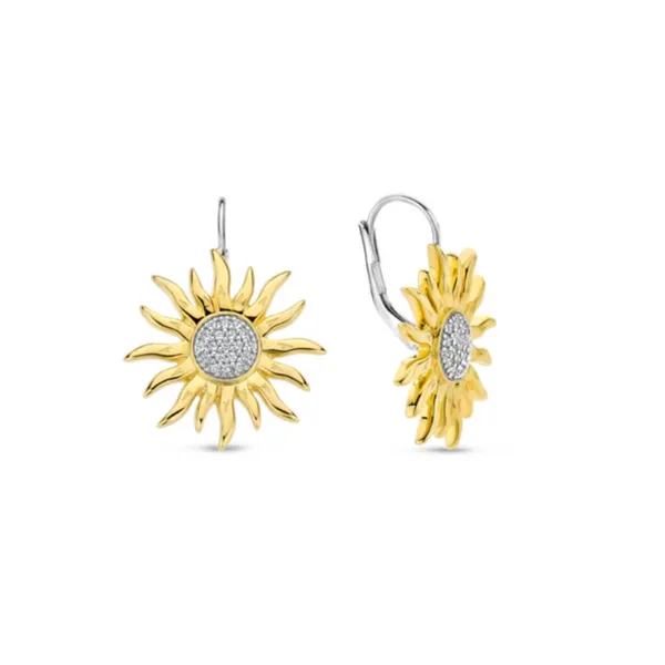 Gold-Plated Sterling CZ Leverback Earrings Mark Jewellers La Crosse, WI