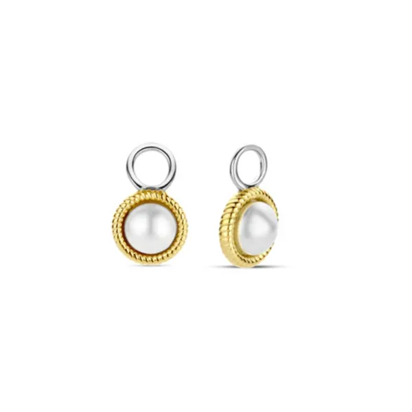 Gold-Plated Sterling Pearl Bead Ear Charms Mark Jewellers La Crosse, WI