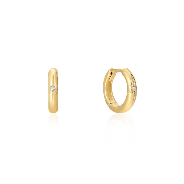 Gold-Plated Sterling Hoop Earrings Mark Jewellers La Crosse, WI