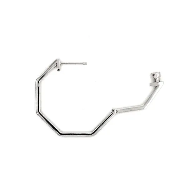 Sterling Hoop Earrings Image 3 Mark Jewellers La Crosse, WI