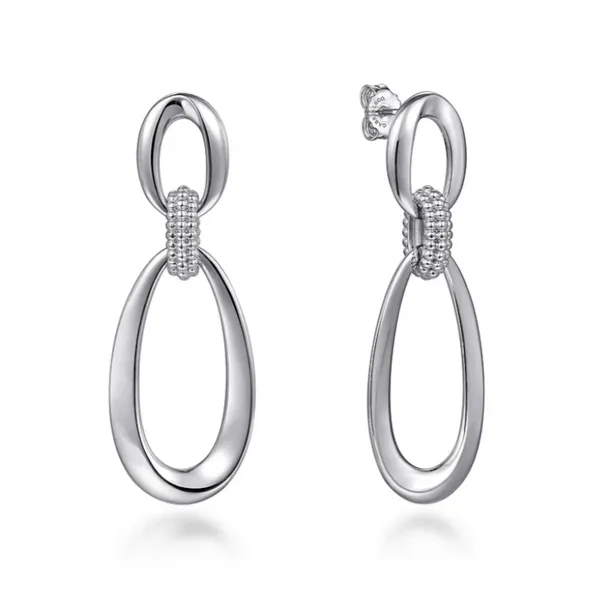 Sterling Oval Drop Earrings Mark Jewellers La Crosse, WI