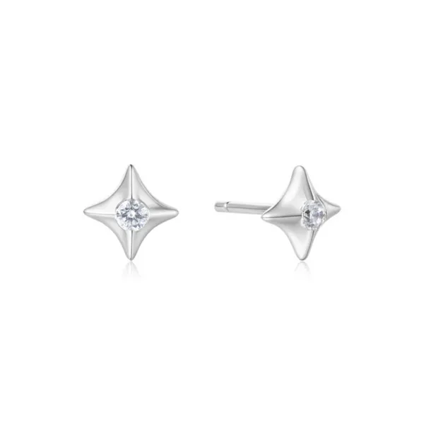 Sterling CZ Star Stud Earrings Mark Jewellers La Crosse, WI