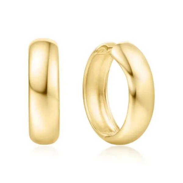 Gold-Plated Sterling Hoop Earrings Mark Jewellers La Crosse, WI