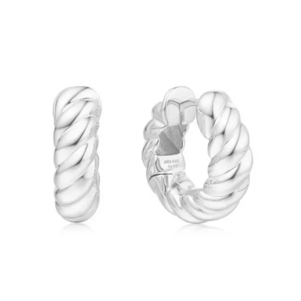 Sterling Twist Hoop Earrings Mark Jewellers La Crosse, WI