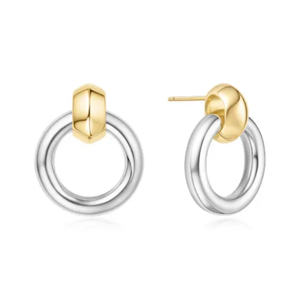 Gold-Plated Sterling Loop Stud Earrings Mark Jewellers La Crosse, WI