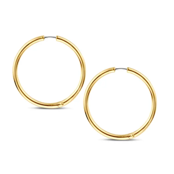 Gold-Plated Sterling Hoop Earrings Mark Jewellers La Crosse, WI