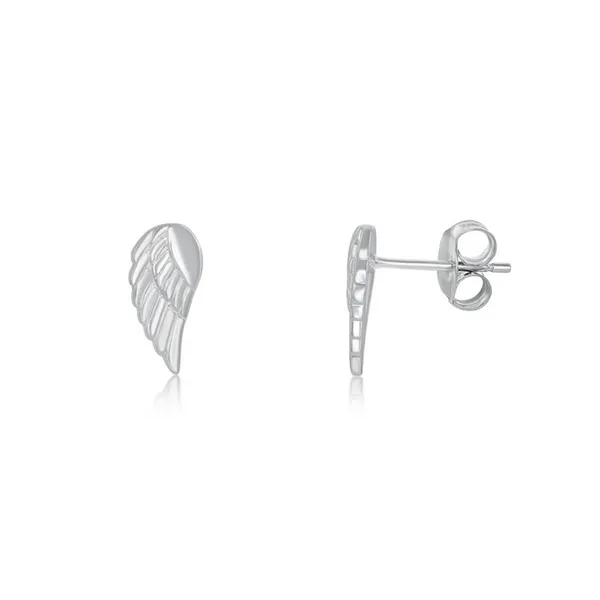 Sterling Wing Stud Earrings Mark Jewellers La Crosse, WI