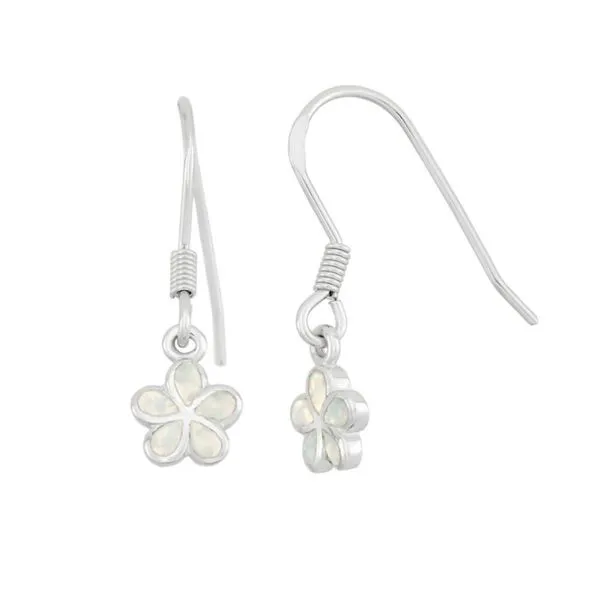 Sterling Opal Flower Drop Earrings Mark Jewellers La Crosse, WI