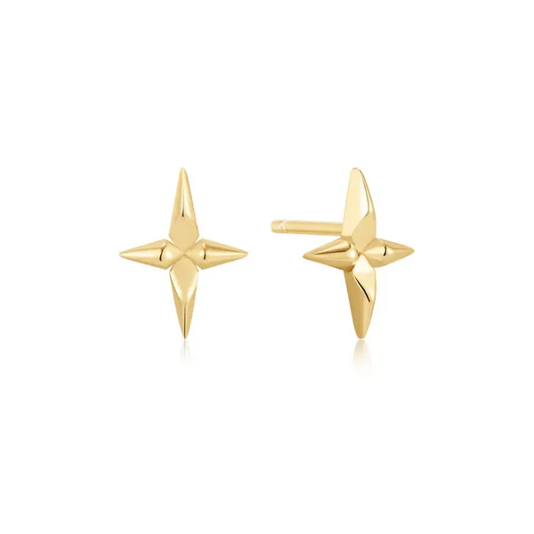 Gold-Plated Sterling Cross Stud Earrings Mark Jewellers La Crosse, WI