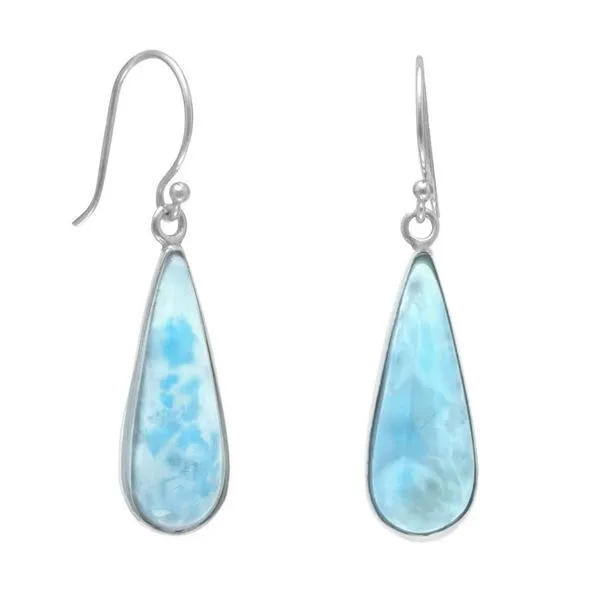 Sterling Larimar Drop Earrings Mark Jewellers La Crosse, WI
