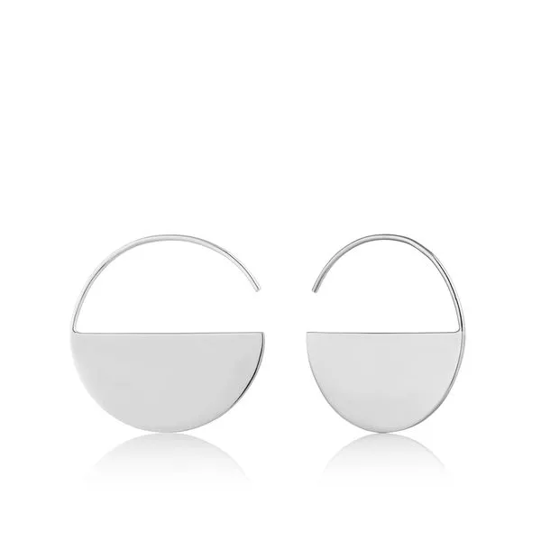Sterling Geometric Hoop Earrings Mark Jewellers La Crosse, WI