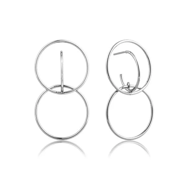 Sterling Circle Drop Earrings Mark Jewellers La Crosse, WI