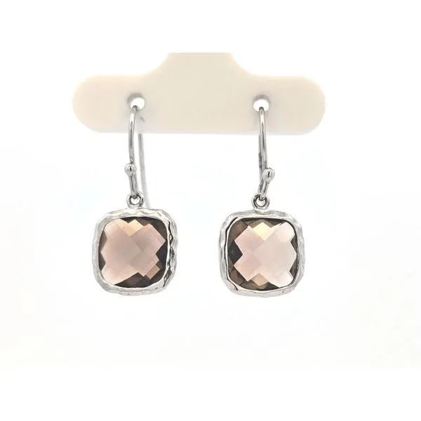 Sterling Smoky Quartz Drop Earrings Mark Jewellers La Crosse, WI