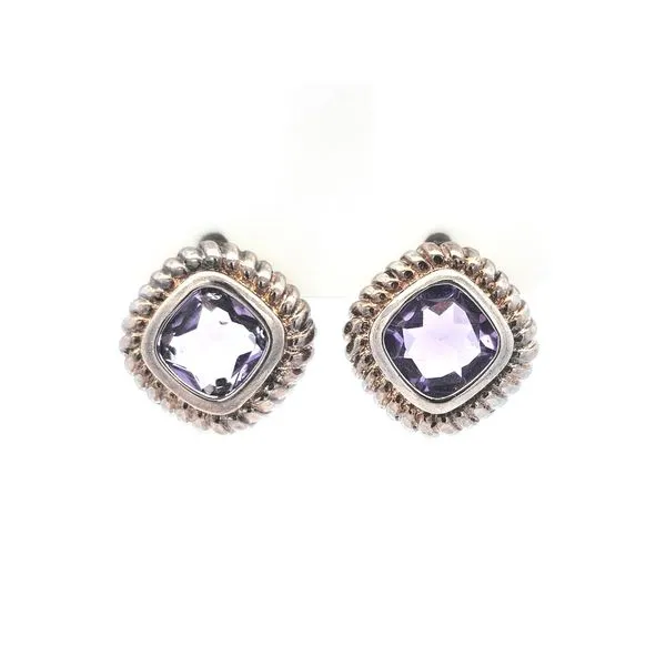 Sterling Amethyst Stud Earrings Mark Jewellers La Crosse, WI