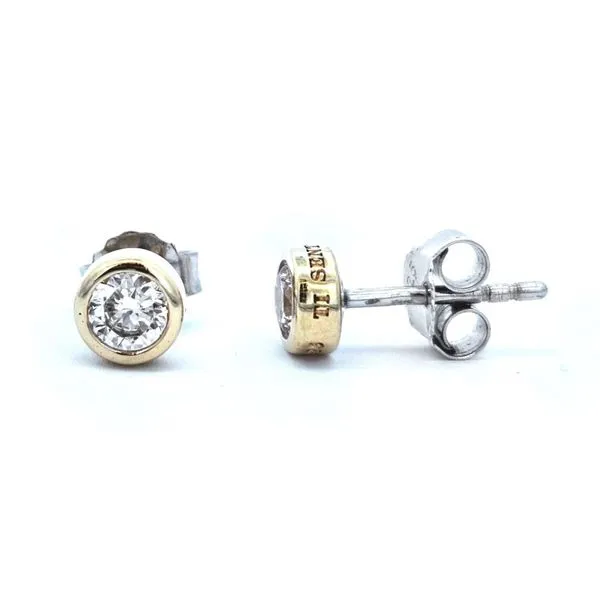 Gold-Plated Sterling CZ Stud Earrings Mark Jewellers La Crosse, WI