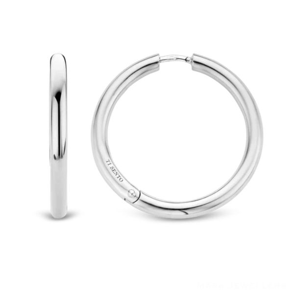 Sterling Hoop Earrings Mark Jewellers La Crosse, WI