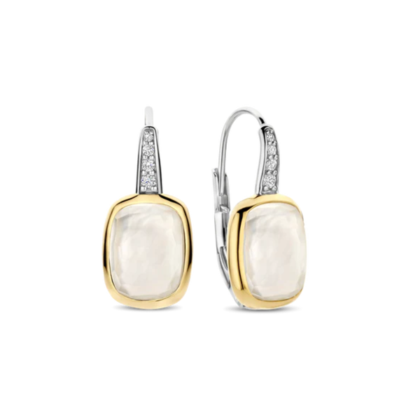 Gold-Plated Sterling Mother-of-Pearl Earrings Mark Jewellers La Crosse, WI