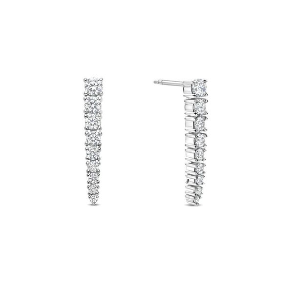 Sterling CZ Drop Earrings Mark Jewellers La Crosse, WI