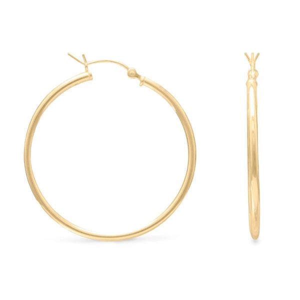 Gold-Plated Sterling Hoop Earrings Mark Jewellers La Crosse, WI