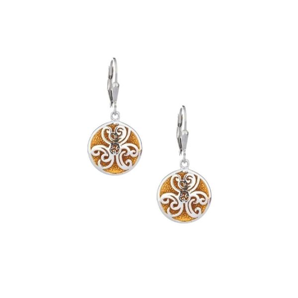 Gold-Plated Sterling Faerie Pool Leverback Earrings Mark Jewellers La Crosse, WI