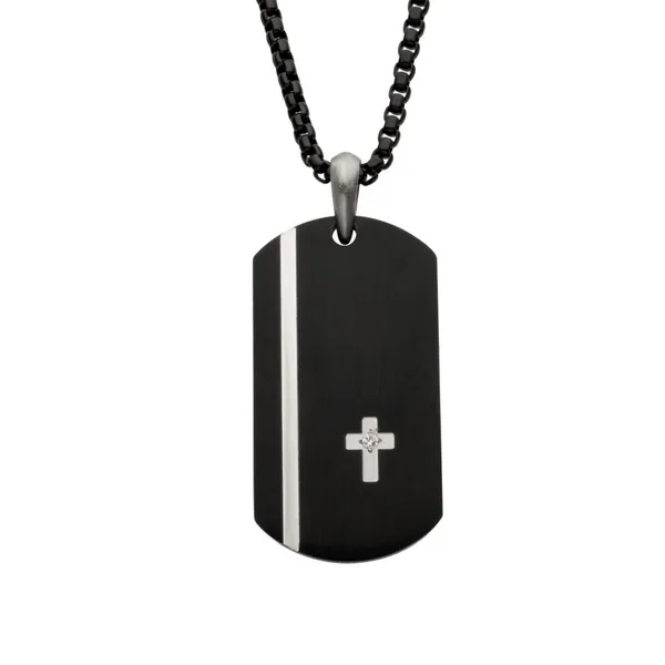 Stainless Steel Black Plated 24