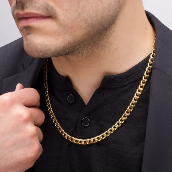 Stainless Steel Gold-Plated 22