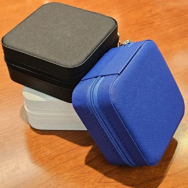 Black Travel Jewelry Case Image 2 Mark Jewellers La Crosse, WI