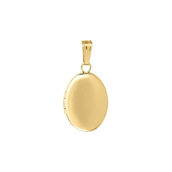 Yellow Gold Oval Locket Mark Jewellers La Crosse, WI