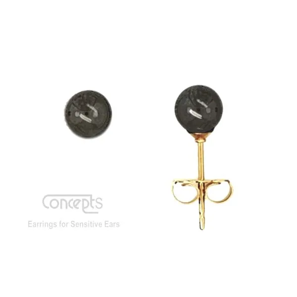 Hypoallergenic Hematite Ball Earrings Mark Jewellers La Crosse, WI