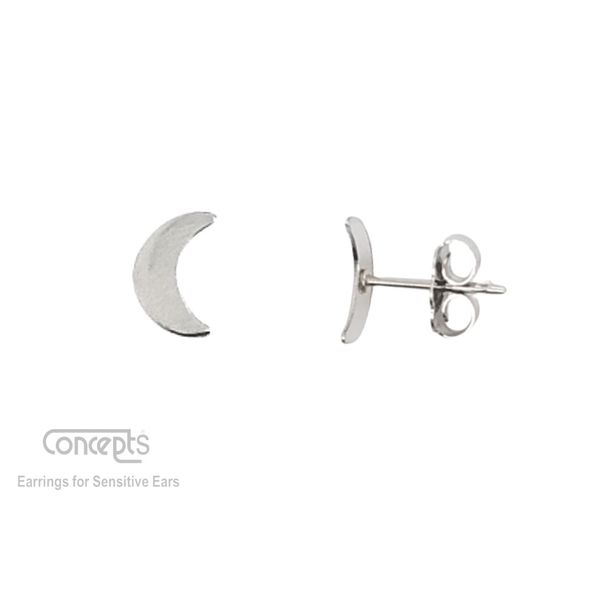 Hypoallergenic Crescent Moon Earrings Mark Jewellers La Crosse, WI