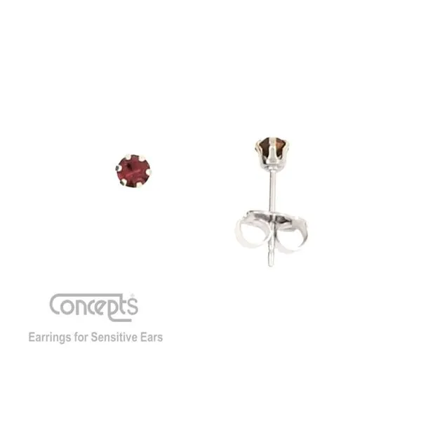 Hypoallergenic July Birthstone Earrings Mark Jewellers La Crosse, WI
