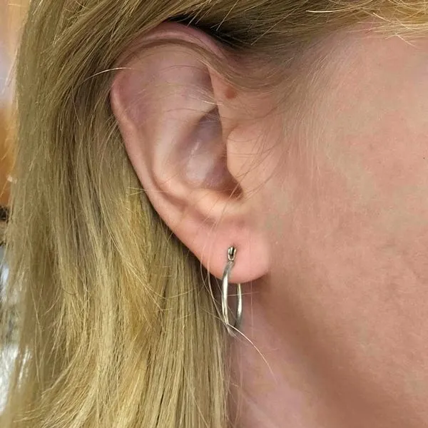 Hypoallergenic Hoop Earrings Image 2 Mark Jewellers La Crosse, WI