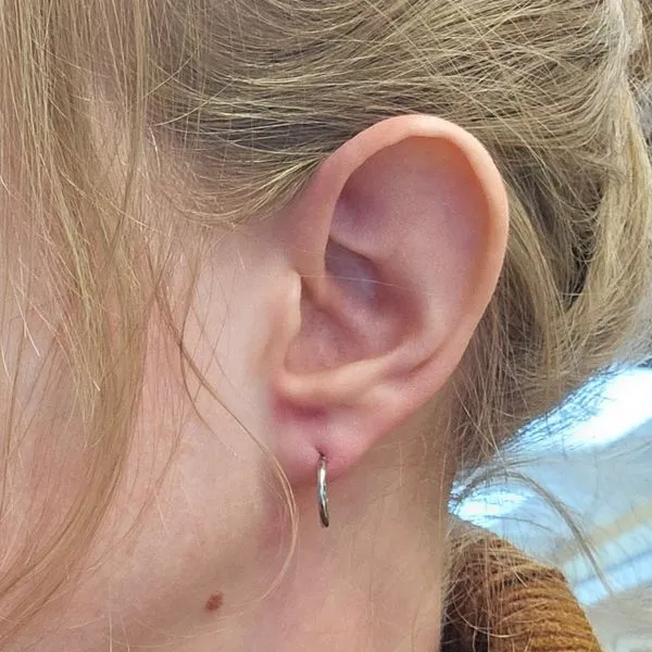 Hypoallergenic Hoop Earrings Image 2 Mark Jewellers La Crosse, WI