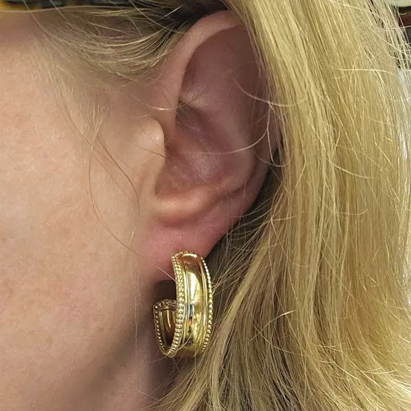 Hypoallergenic Hoop Earrings Image 2 Mark Jewellers La Crosse, WI