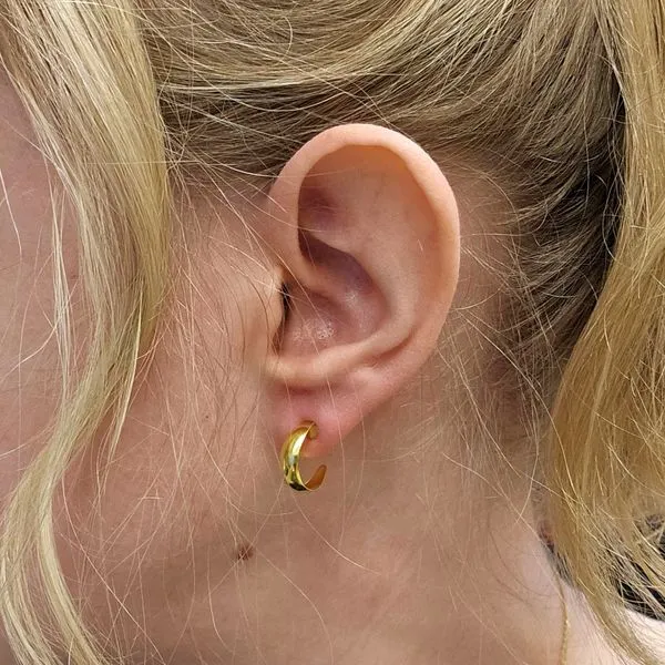 Hypoallergenic Hoop Earrings Image 2 Mark Jewellers La Crosse, WI