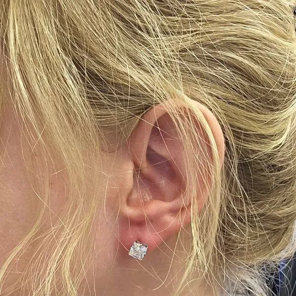 Hypoallergenic CZ Earrings Image 2 Mark Jewellers La Crosse, WI