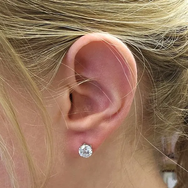 Hypoallergenic CZ Earrings Image 2 Mark Jewellers La Crosse, WI