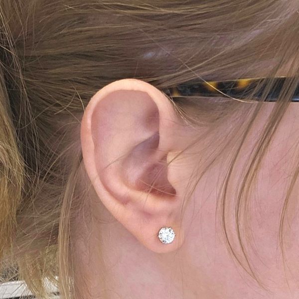 Hypoallergenic CZ Earrings Image 2 Mark Jewellers La Crosse, WI