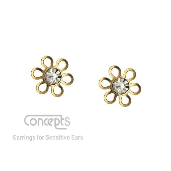 Hypoallergenic Flower Earrings Mark Jewellers La Crosse, WI